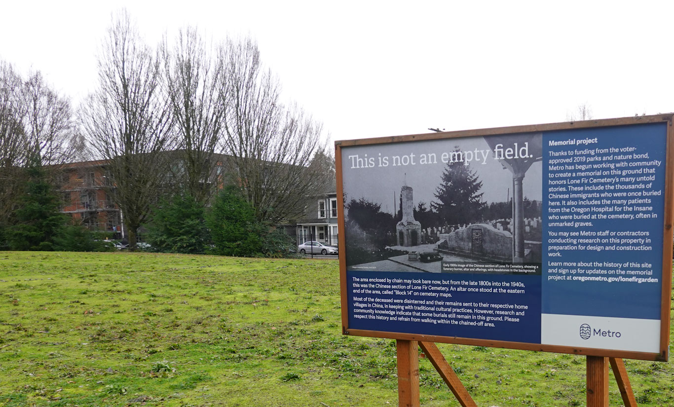 Project at Lone Fir Cemetery enters new stage Metro