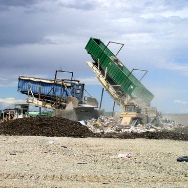 photo of a landfill