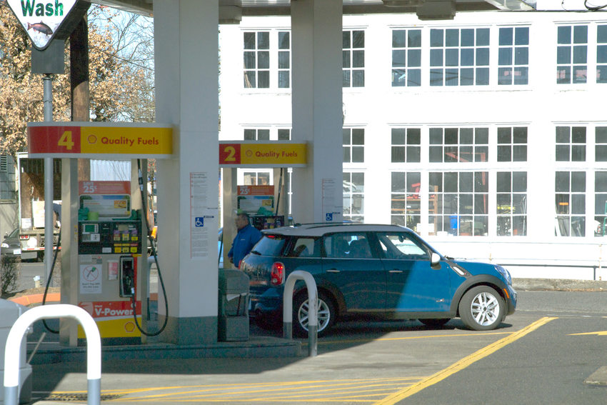 gas station steam