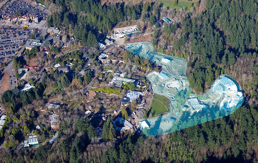 Roslyn Lake off the table but remote elephant center for Oregon Zoo ...