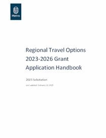 RTO 2023-26 grant application handbook 