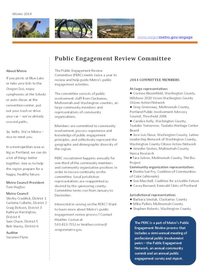 Public Engagement Review Committee factsheet
