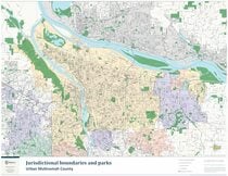 Jurisdictional boundaries and parks: Urban Multnomah County