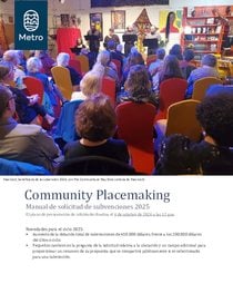 Community Placemaking Manual de solicitud de subvenciones 2025