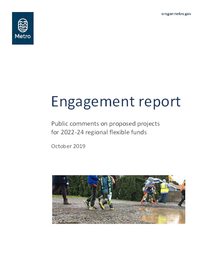 Engagement report: 2022-24 regional flexible funding