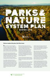 Parks and Nature System Plan executive summary