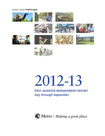 2012-13 quarter 1 management report