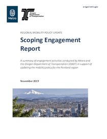 Scoping engagement report
