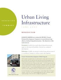 Urban Living Infrastructure executive summary