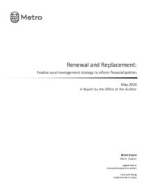 Renewal and Replacement audit