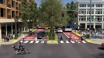 Community boulevard rendering