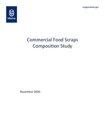 Commercial Food Scraps Study