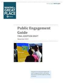 Metro public engagement guide 
