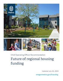 COO recommendation: Future of regional housing funding