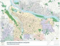 Jurisdictional boundaries and parks: Urban Multnomah County