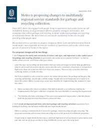 Fact sheet for collection companies