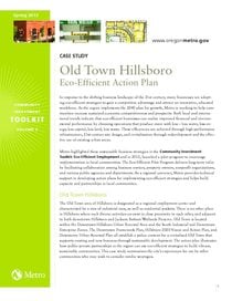 Old Town Hillsboro case study