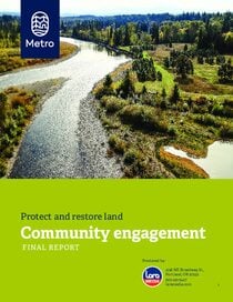 Protect and restore land community engagement report