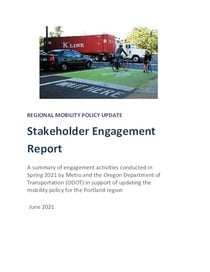Stakeholder Engagement Report - Spring 2021