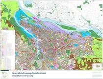 Generalized zoning classifications: Multnomah County