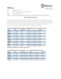 TPAC 2025 meeting schedule