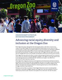 Oregon Zoo: Racial equity plan executive summary