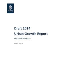Draft 2024 Urban Growth Report executive summary