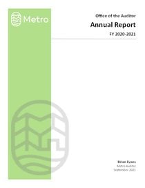 Auditor Annual Report 2021