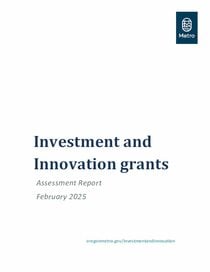 Investment and Innovation Assessment Report