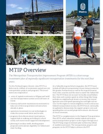 2021-24 MTIP Executive Summary