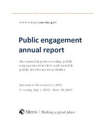 2012–13 public engagement annual report