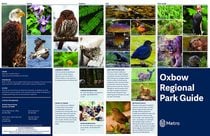 Oxbow Regional Park brochure with map