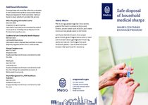 Safe disposal of household medical sharps – English