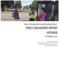 Public engagement report: Summer 2016 (appendices)