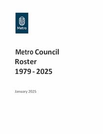 Metro Council Roster 1979 - 2025