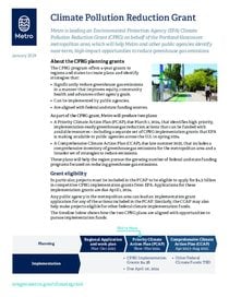 Climate Pollution Reduction Grant factsheet