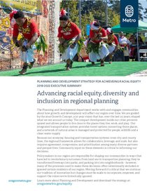 Planning and development: Racial equity plan executive summary