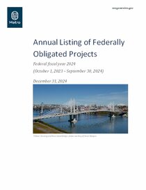 Annual Listing of Federally Obligated Projects, FFY 2024