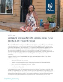Emerging best practices to operationalize racial equity in affordable housing