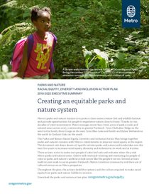 Parks and nature: Racial equity plan executive summary