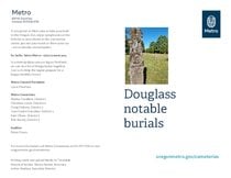 Douglas Cemetery self-guided tour