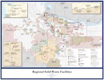 Regional solid waste facilities map