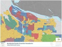 Residential hauler franchise boundaries: Multnomah County