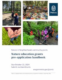 2024 Nature Education and Outdoor Experiences Pre-application handbook