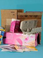 collection of different types of paper and cardboard that can be recycled at curbside