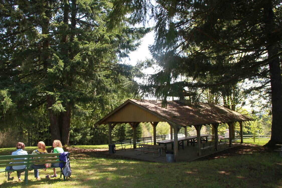 photo of the picnic shelter at Mason Hill Park