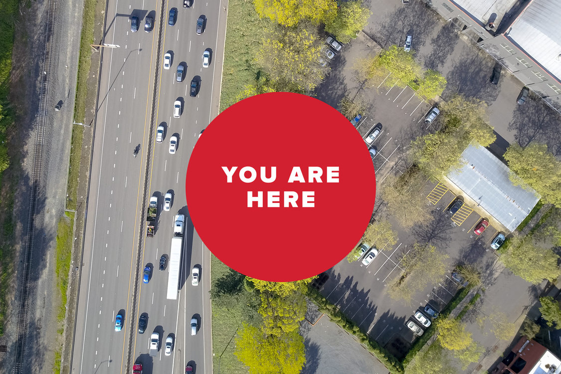 You are here: Freeway traffic