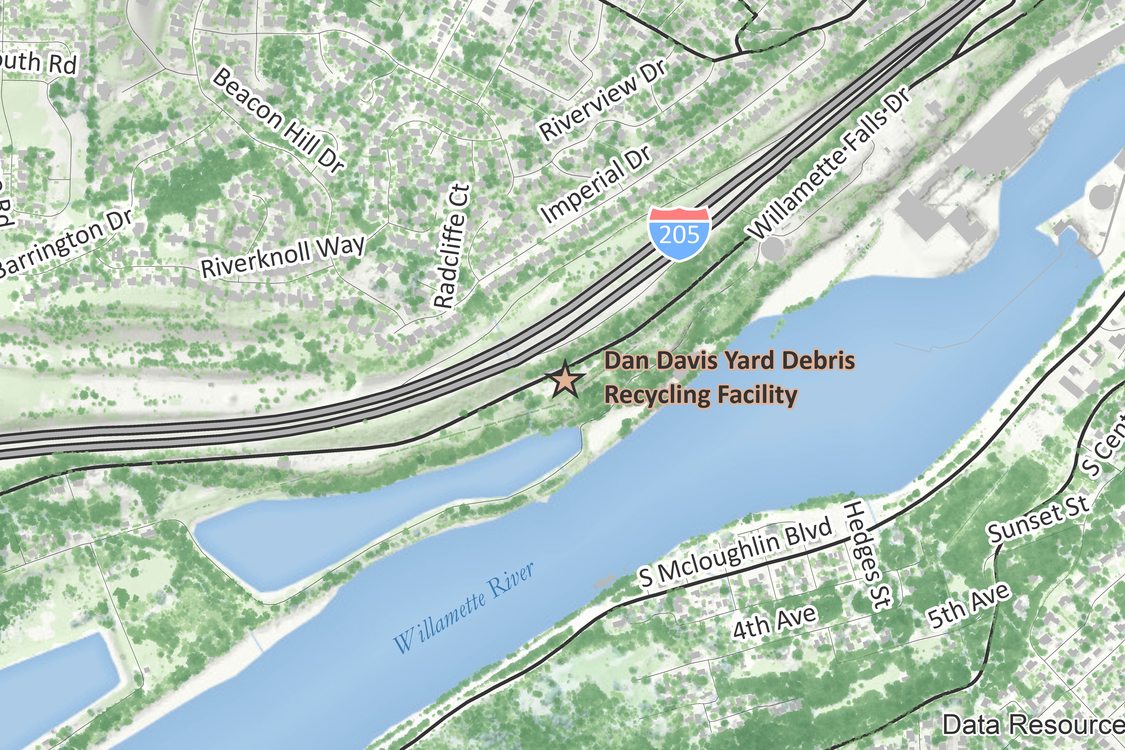 Map of Dan Davis - West Linn