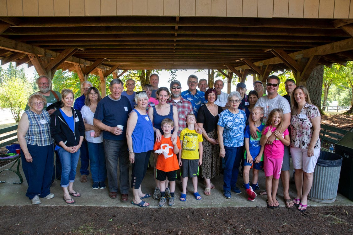 Group photo at the 65th annual Mason Hill Community Picnic